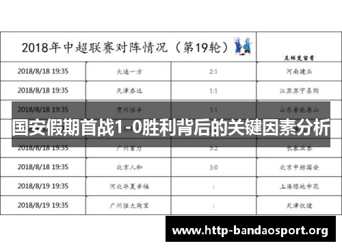国安假期首战1-0胜利背后的关键因素分析