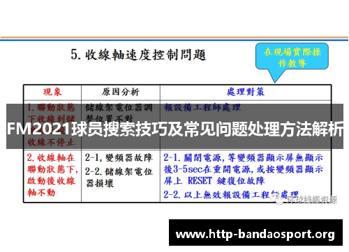 FM2021球员搜索技巧及常见问题处理方法解析